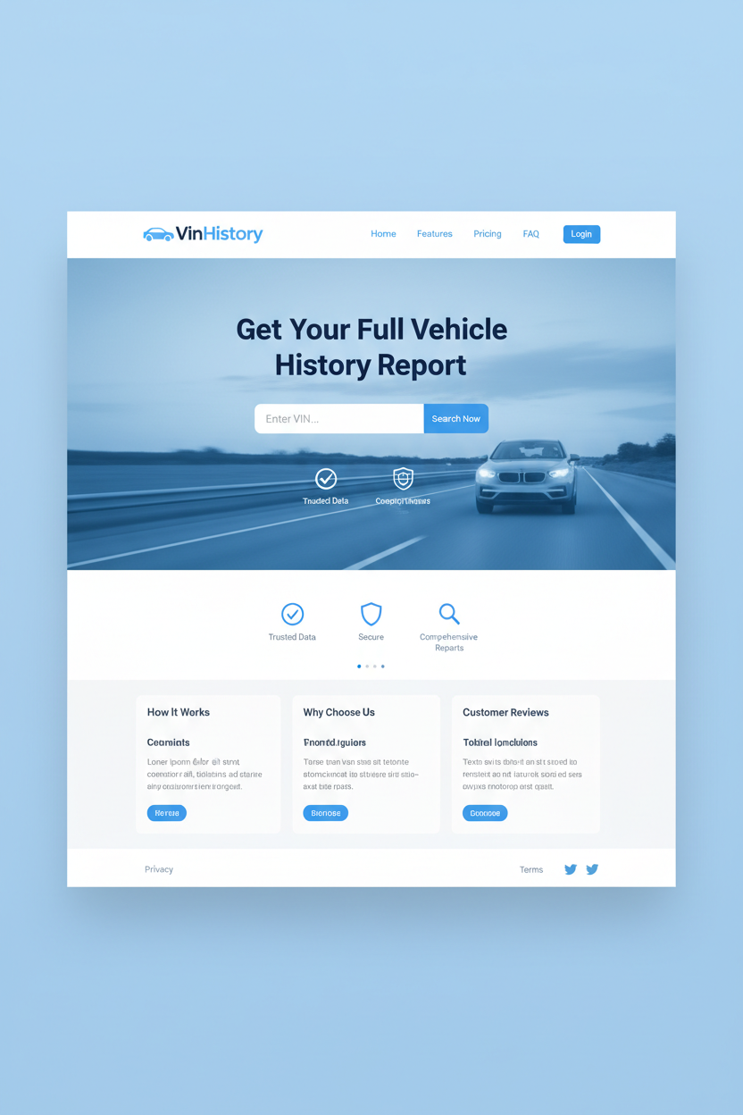 VinHistory Homepage Design